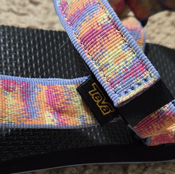 Teva Women's Original Universal Sandal, Iridescence Tangerine Multi, 9 - Picture 2 of 6